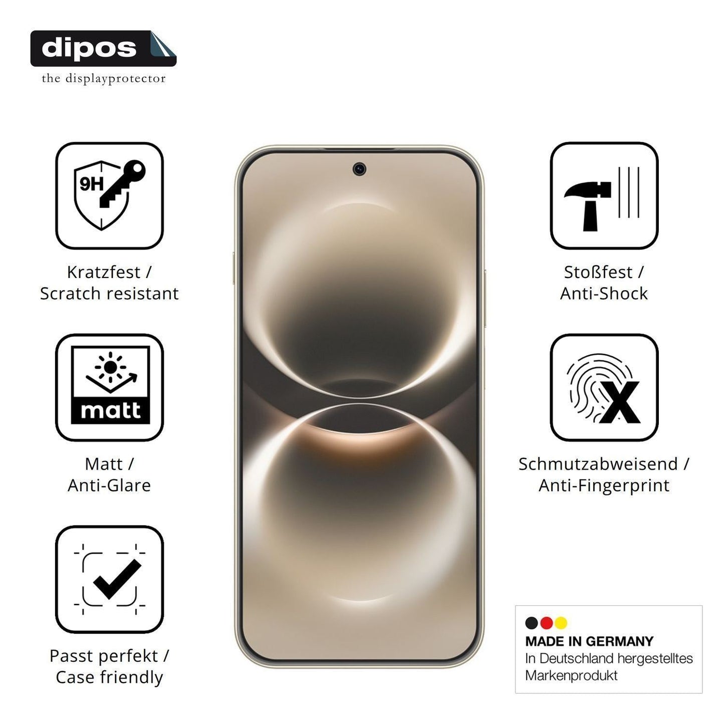 2x 9H Schutzfolie matt für Huawei Nova 15 Max Panz (7)