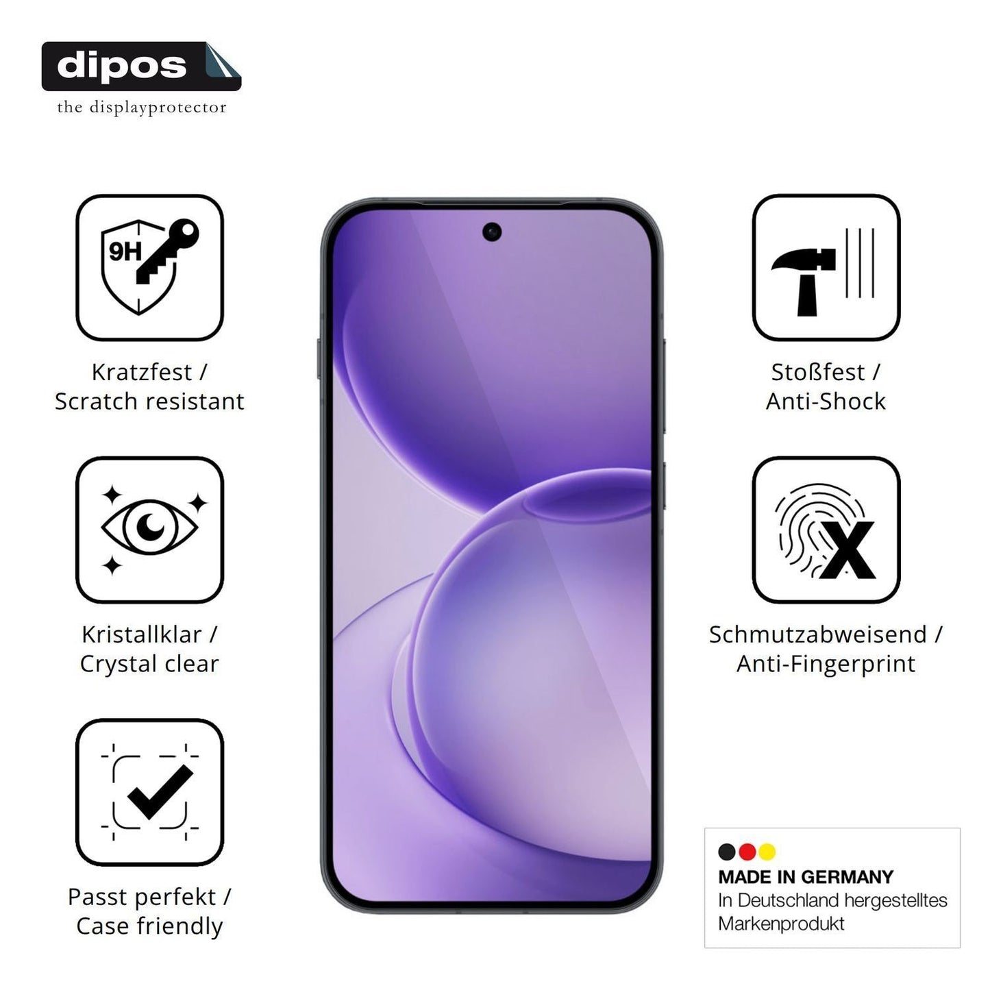 2x 9H Schutzfolie für Oppo Reno16 Panzerfolie (7)