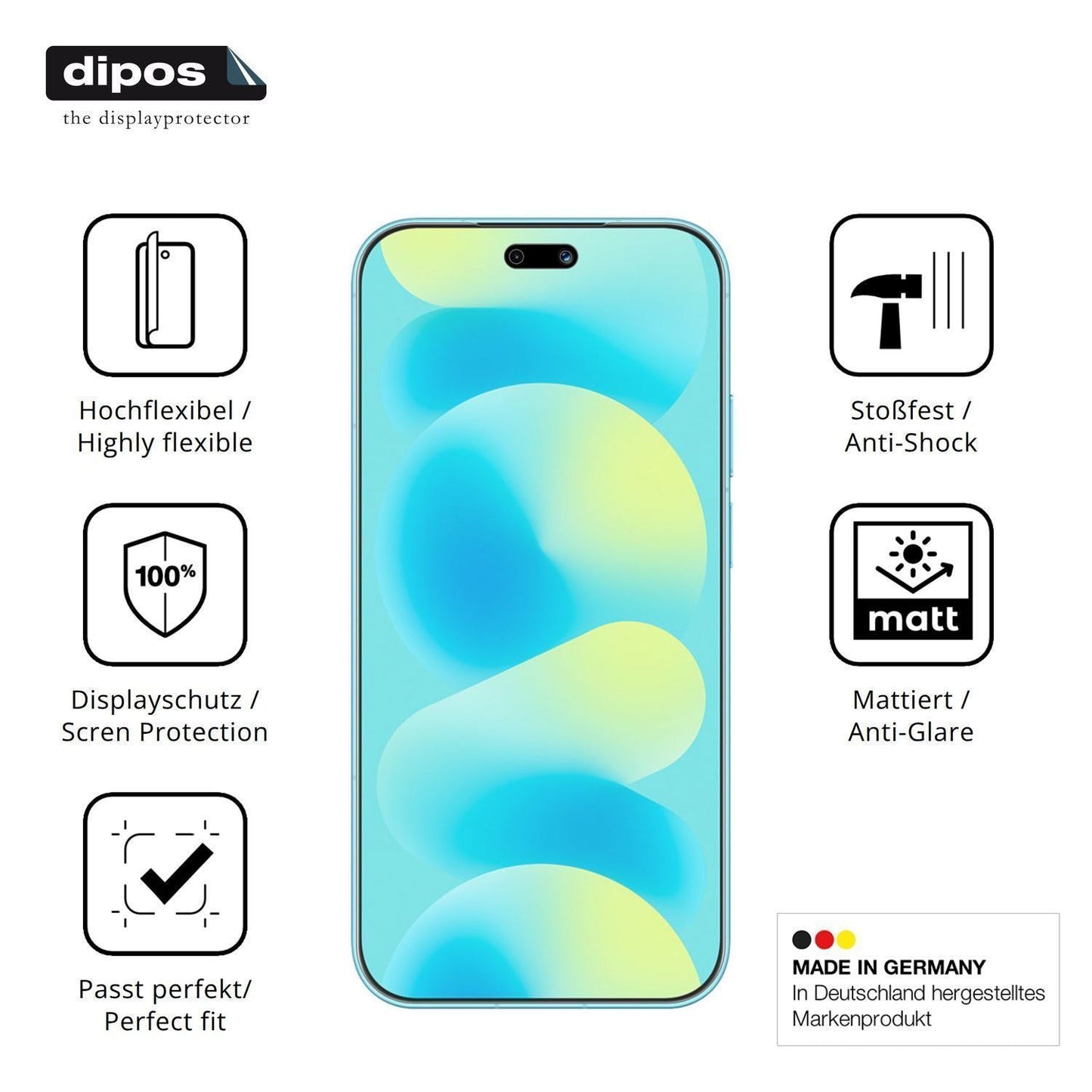 2x Full Cover Schutzfolie matt für Huawei Nova 16 (7)