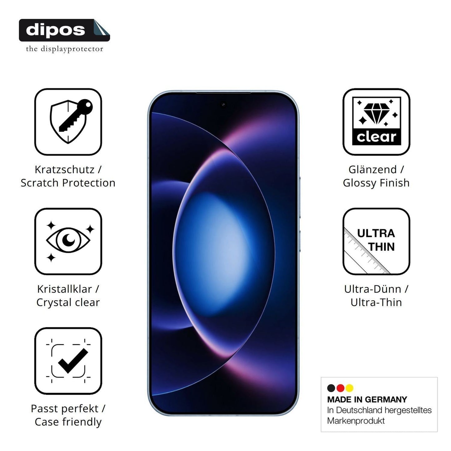 4x Schutzfolie klar für Xiaomi 17 Max Display-Schu (7)