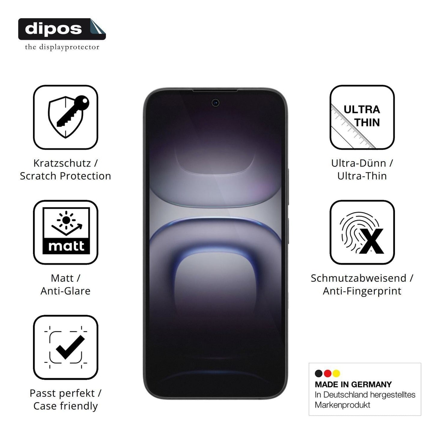 4x Schutzfolie matt für Infinix Hot 70 Display-Sch (7)