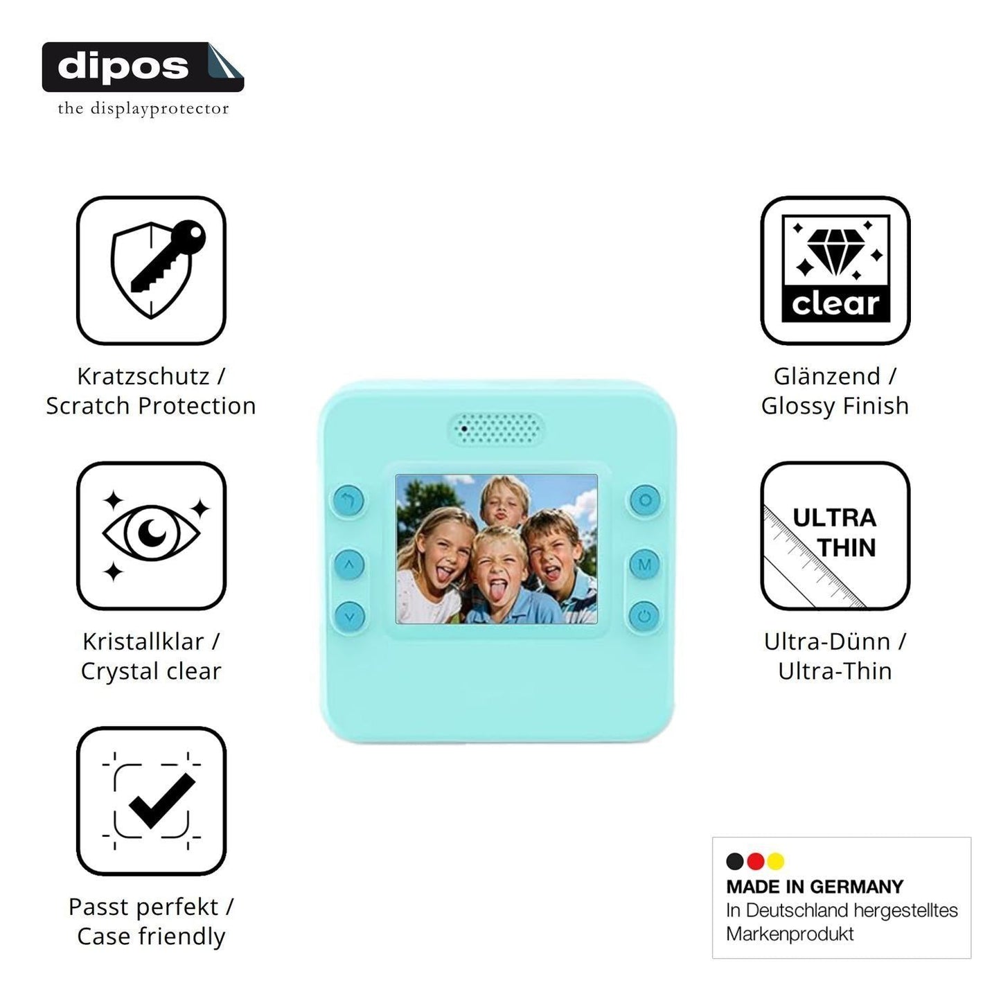 4x Schutzfolie klar für Yidoroye A30 Display-Schut (7)