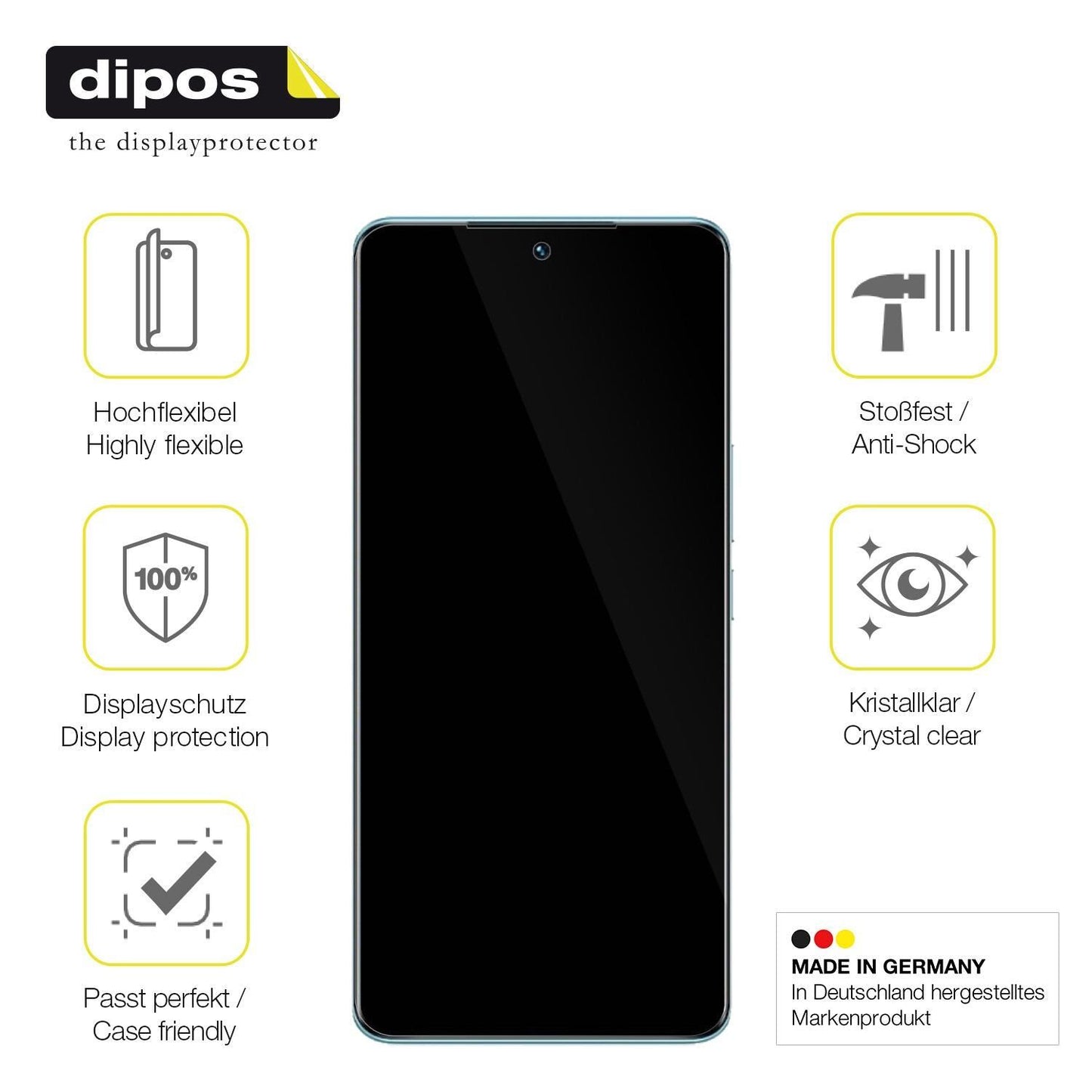 2x 3D Full Cover Schutzfolie für Vivo V25 Pro (7)
