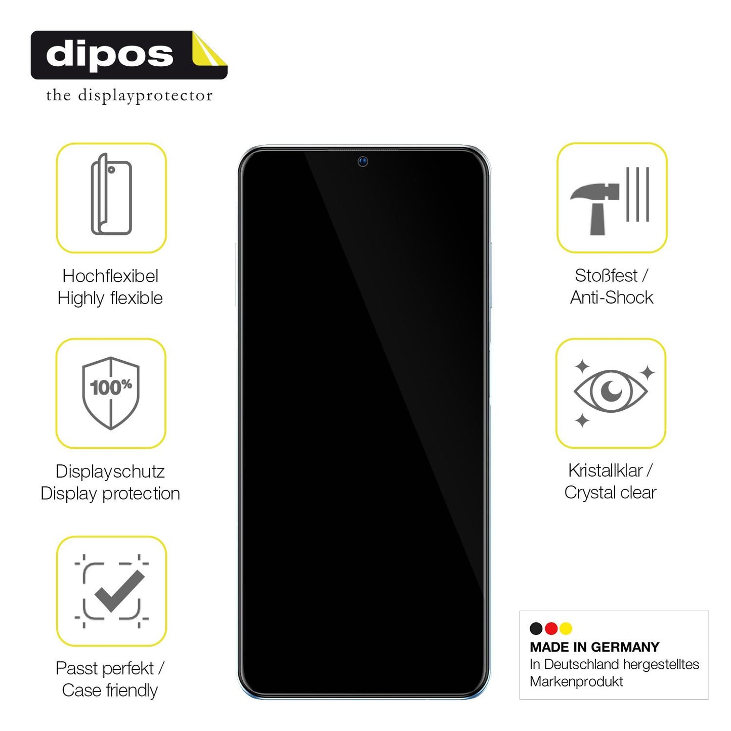 2x 3D Full Cover Schutzfolie für ZTE Blade A72 4G (7)