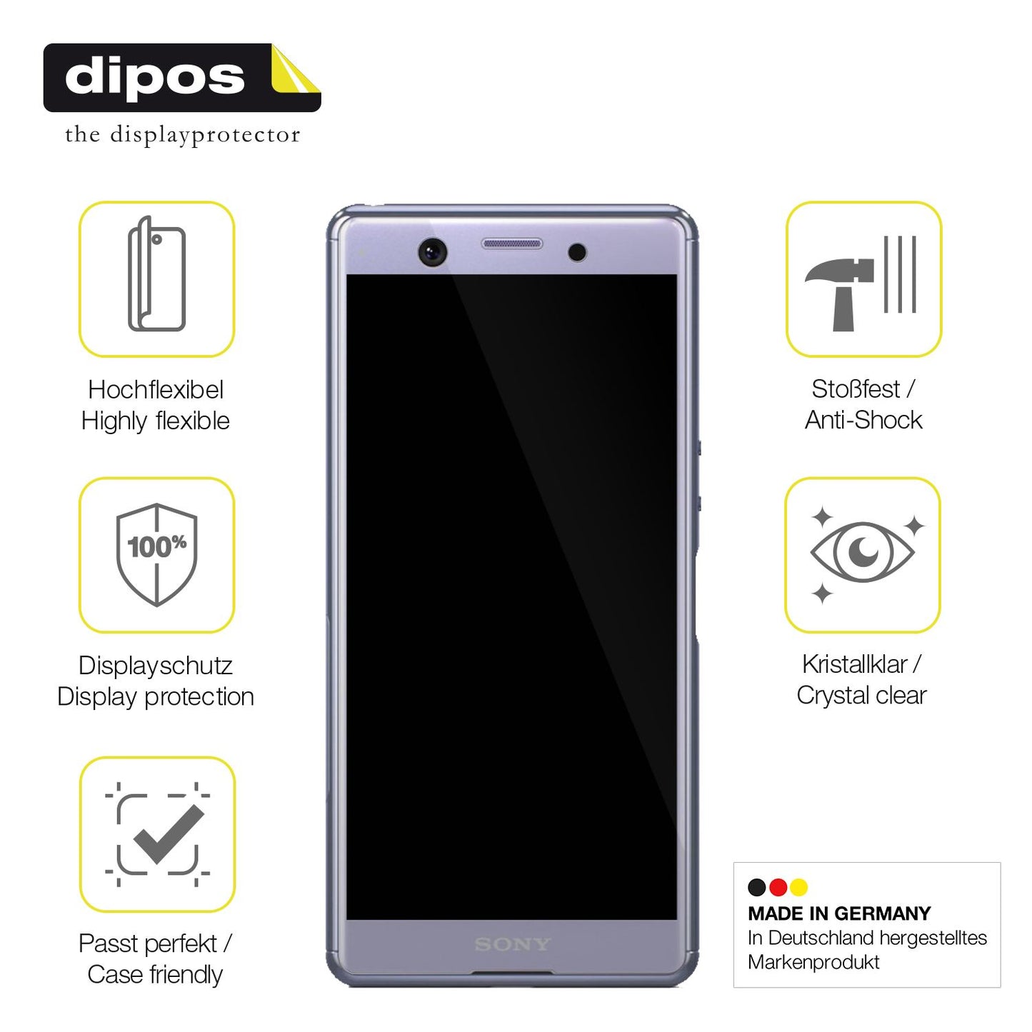 2x 3D Full Cover Schutzfolie für Sony Xperia Ace S (7)