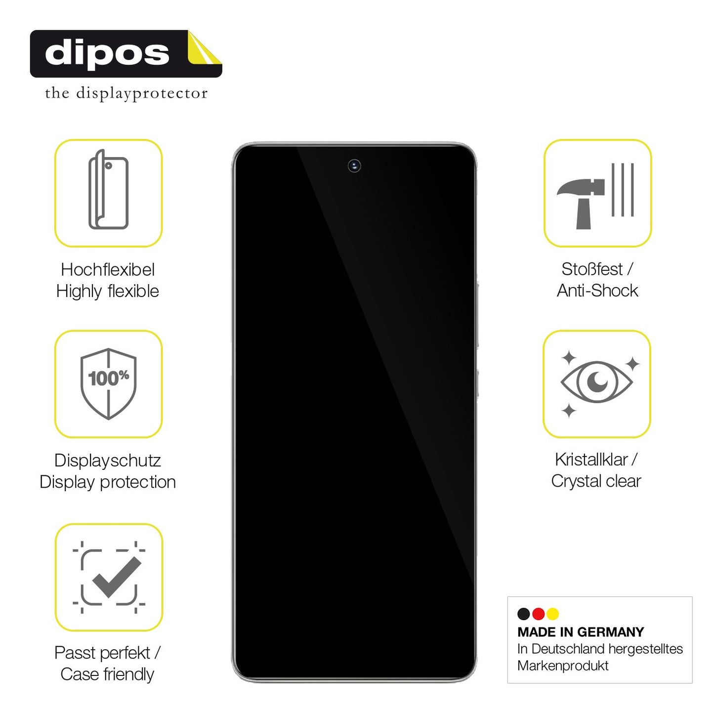 2x 3D Full Cover Schutzfolie für Honor 70 Pro (7)