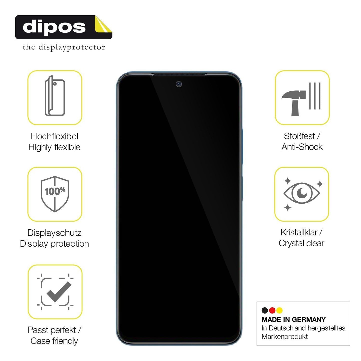 2x 3D Full Cover Schutzfolie für Xiaomi Redmi Note (7)