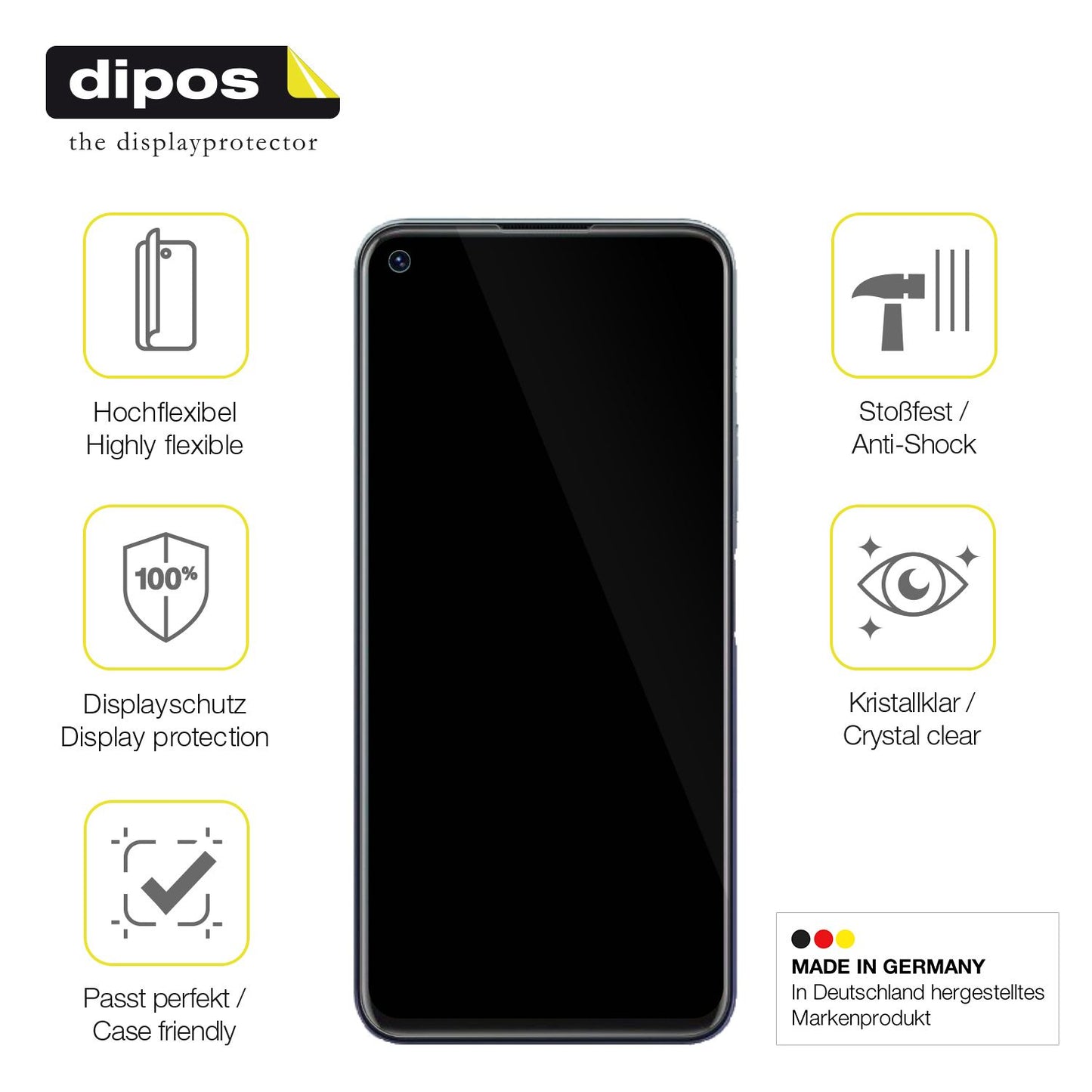 3x 3D Full Cover Schutzfolie für Vivo Y70t (7)