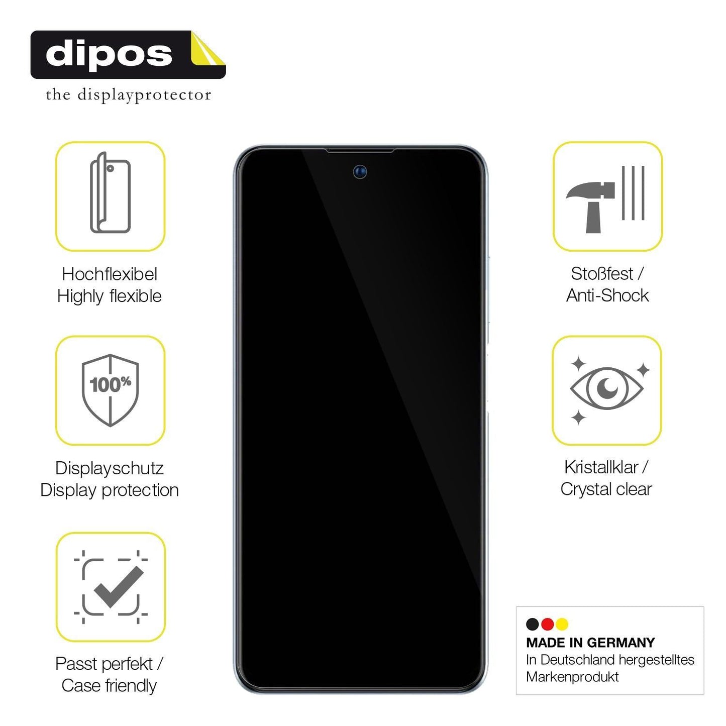 2x 3D Full Cover Schutzfolie für ZTE Blade V40 (7)