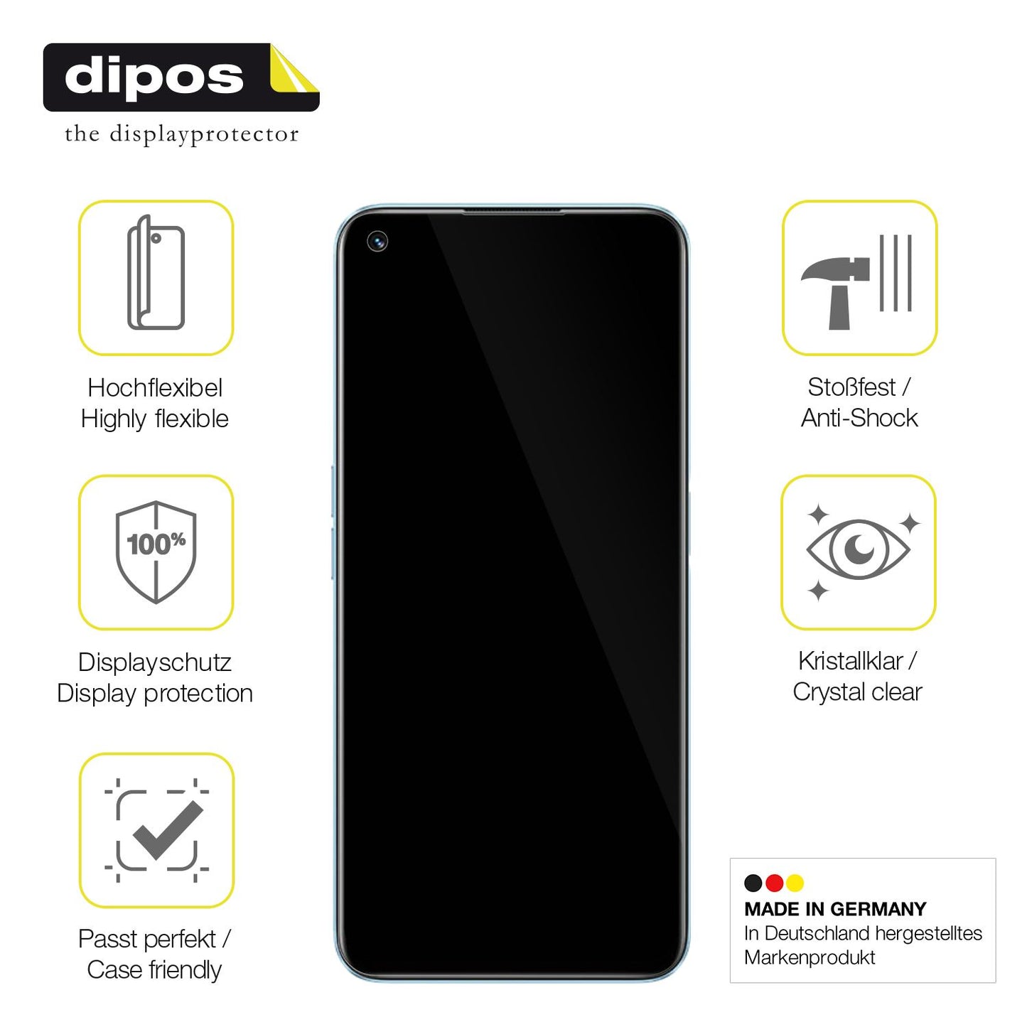 2x 3D Full Cover Schutzfolie für Realme 9 Pro (7)