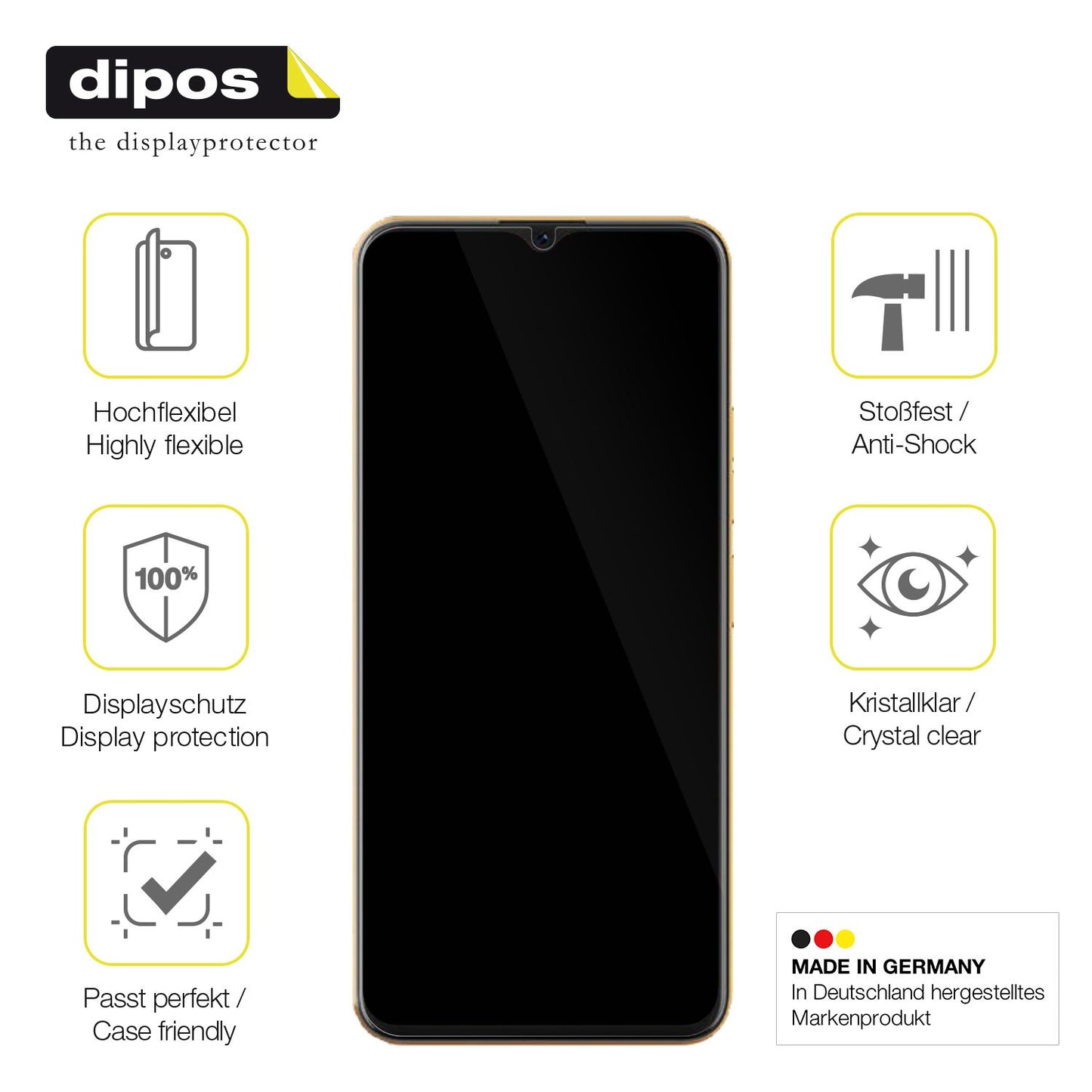 3x 3D Full Cover Schutzfolie für Coolpad Cool 20 P (7)