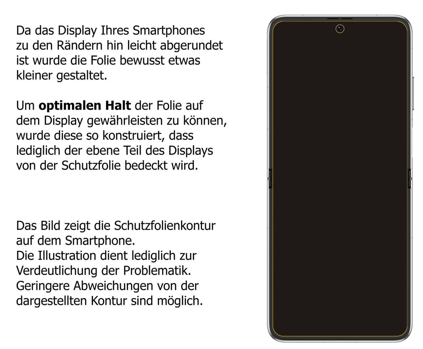 5x Schutzfolie matt für Huawei P50 Pocket Display- (6)