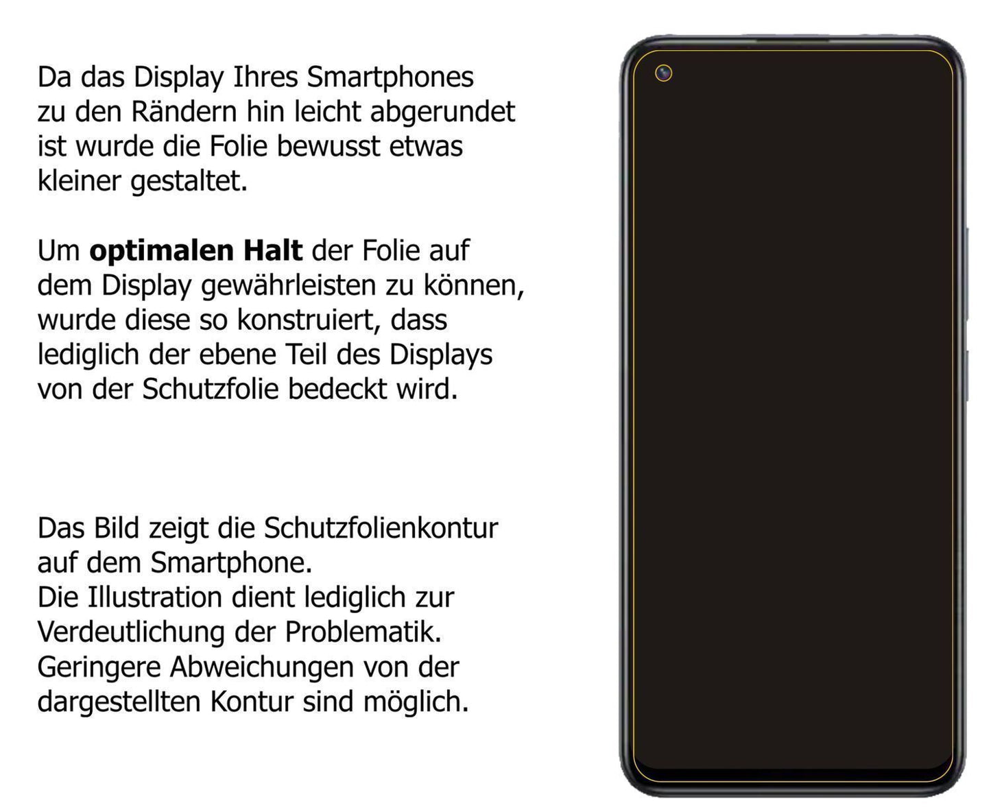 1x Schutzfolie klar für Realme 8s Display-Schutzfo (5)