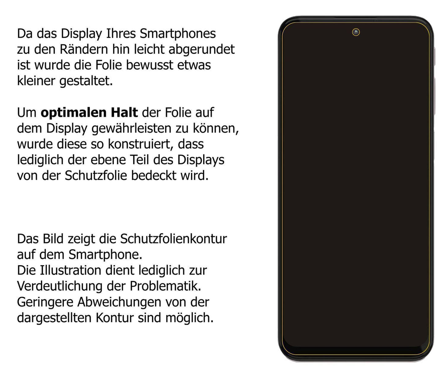 Blickschutzfolie für Motorola Moto G41 matt Schutz (5)
