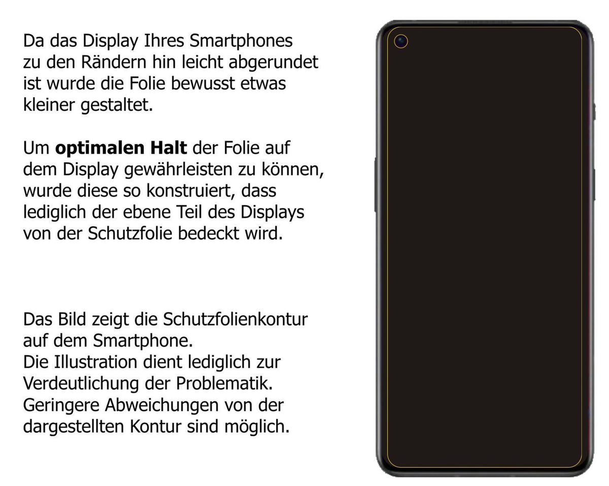 5x Schutzfolie klar für OnePlus 9RT Display-Schutz (5)