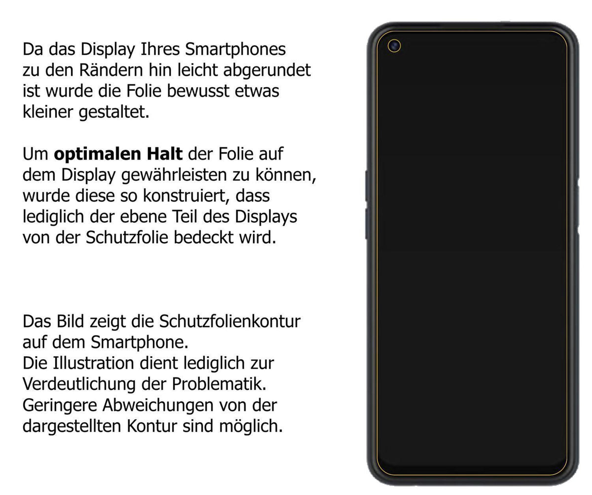 2x Schutzfolie matt für Oppo A52 Display-Schutzfol (6)