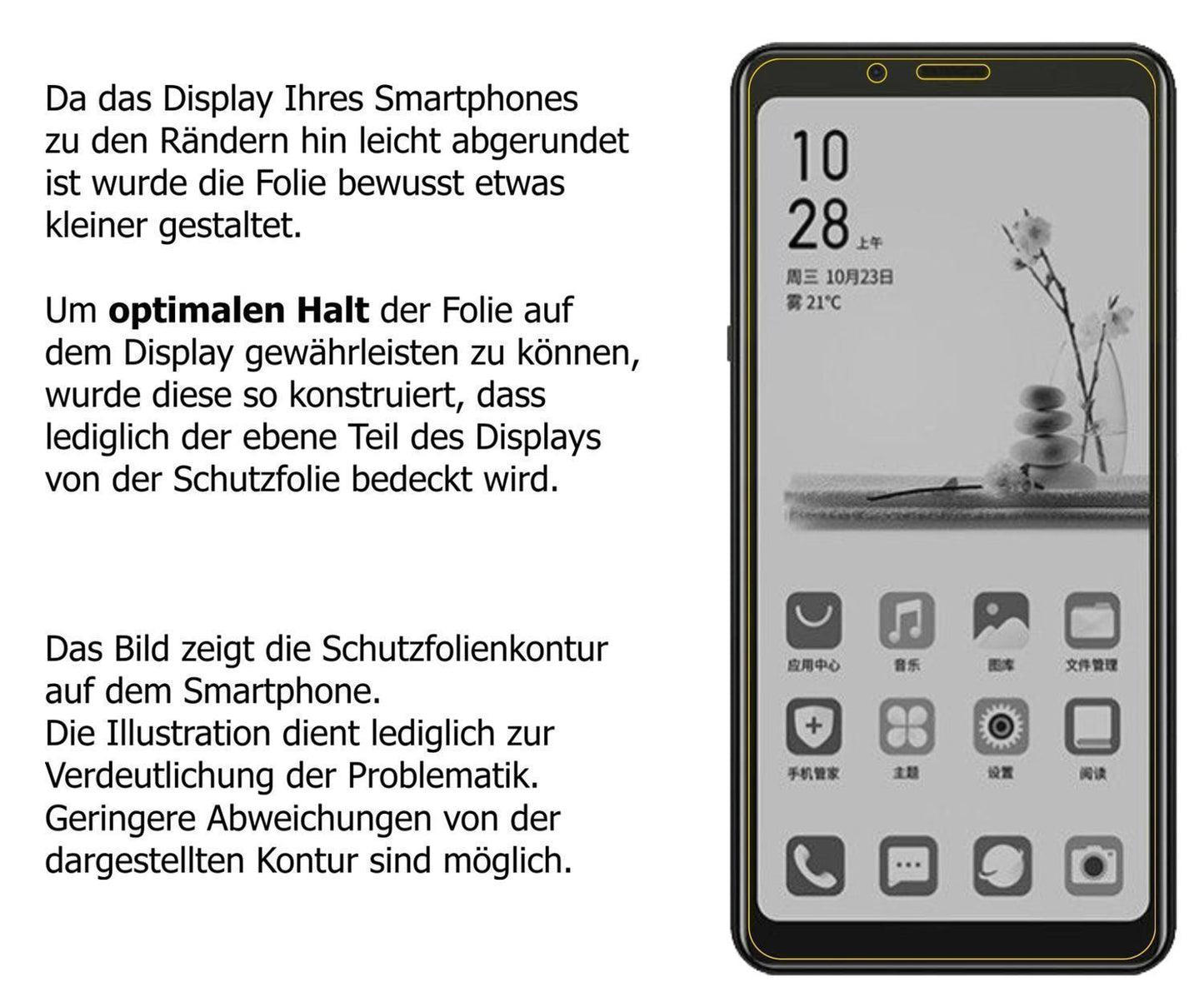 6x Schutzfolie matt für HiSense A5 Display-Schutzf (6)