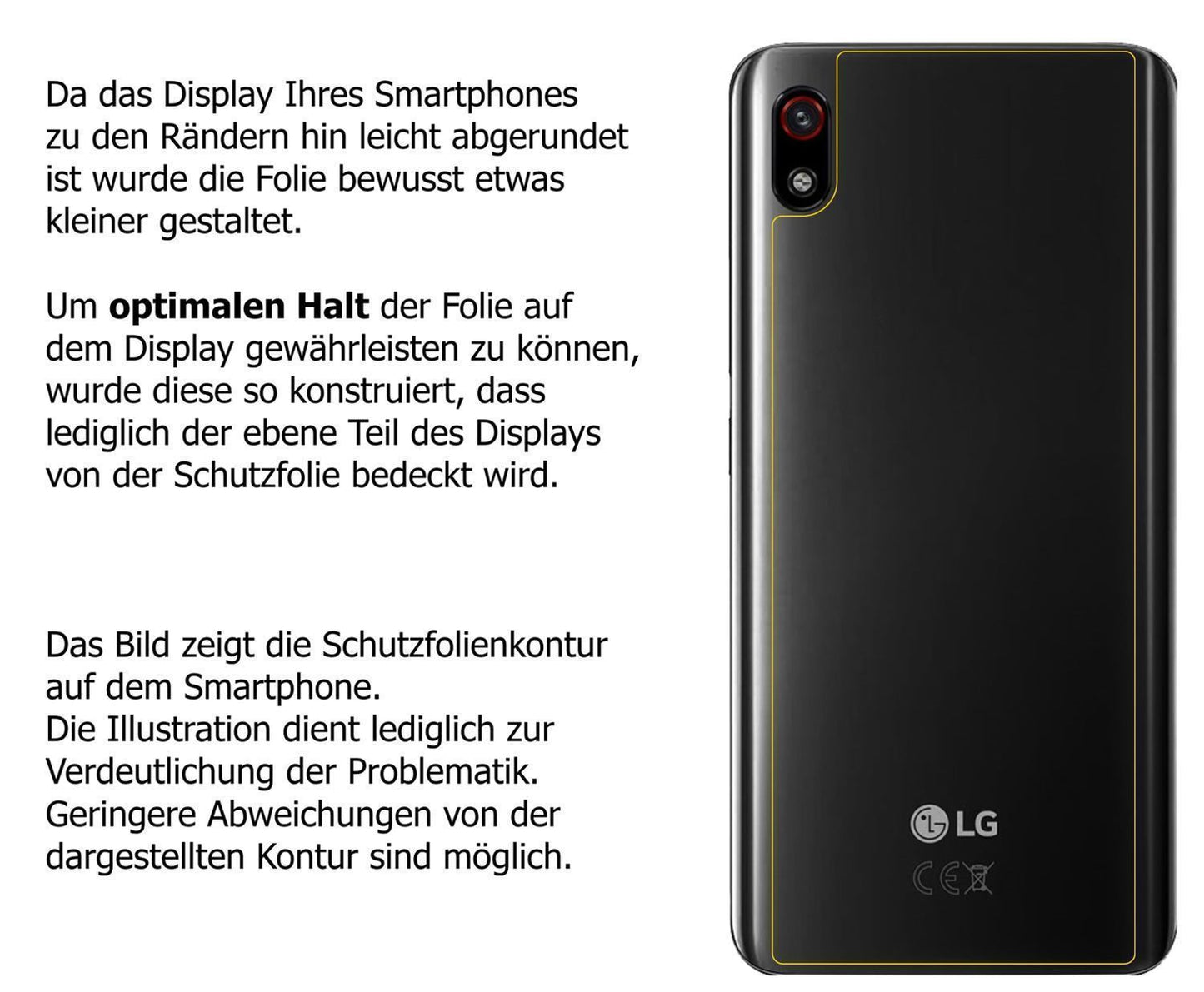5x Schutzfolie matt für LG W10 Alpha Rückseite Dis (6)