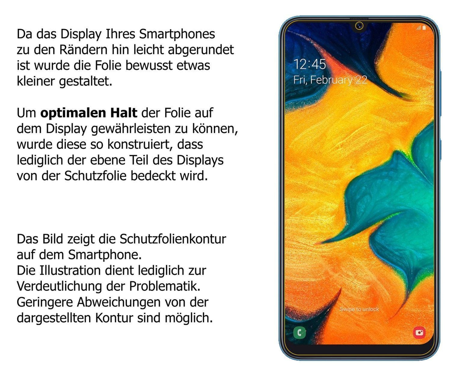 Blickschutzfolie für Samsung Galaxy A30s matt Schu (5)
