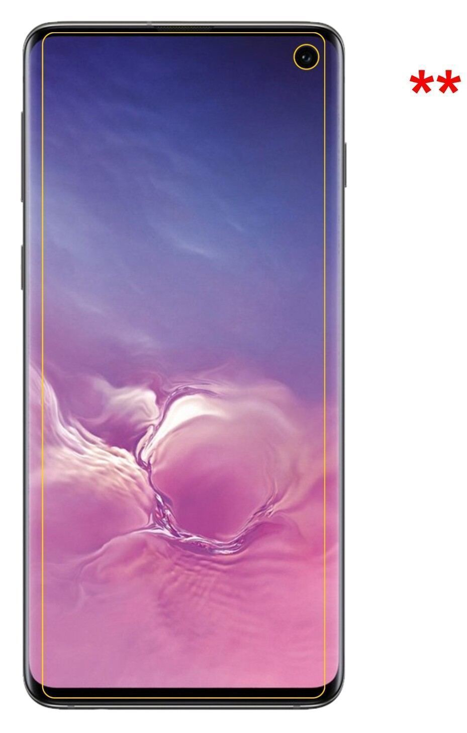 2x Schutzfolie klar für Samsung Galaxy S10 Display (6)