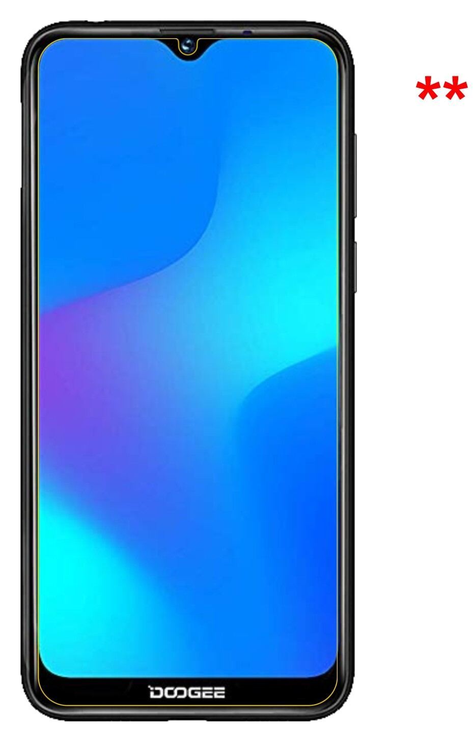 2x Schutzfolie klar für Doogee Y8 Display-Schutzfo (5)