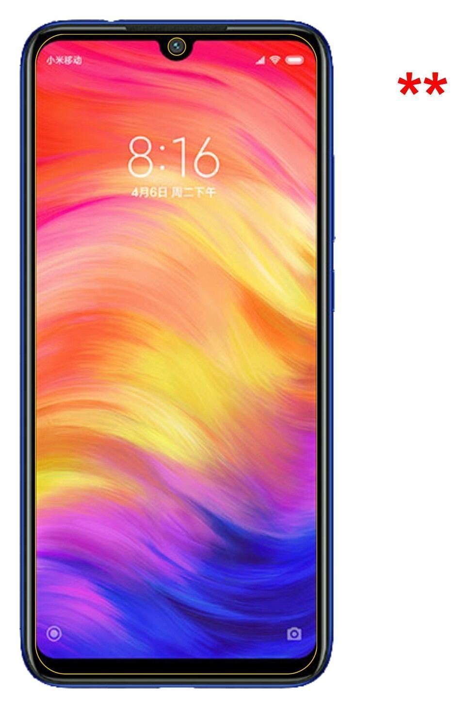 2x 9H Schutzfolie matt für Xiaomi Redmi Note 7 Pan (9)