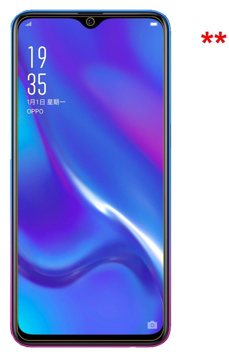 1x 9H Schutzfolie matt für Oppo RX17 Neo Pro Panze (9)