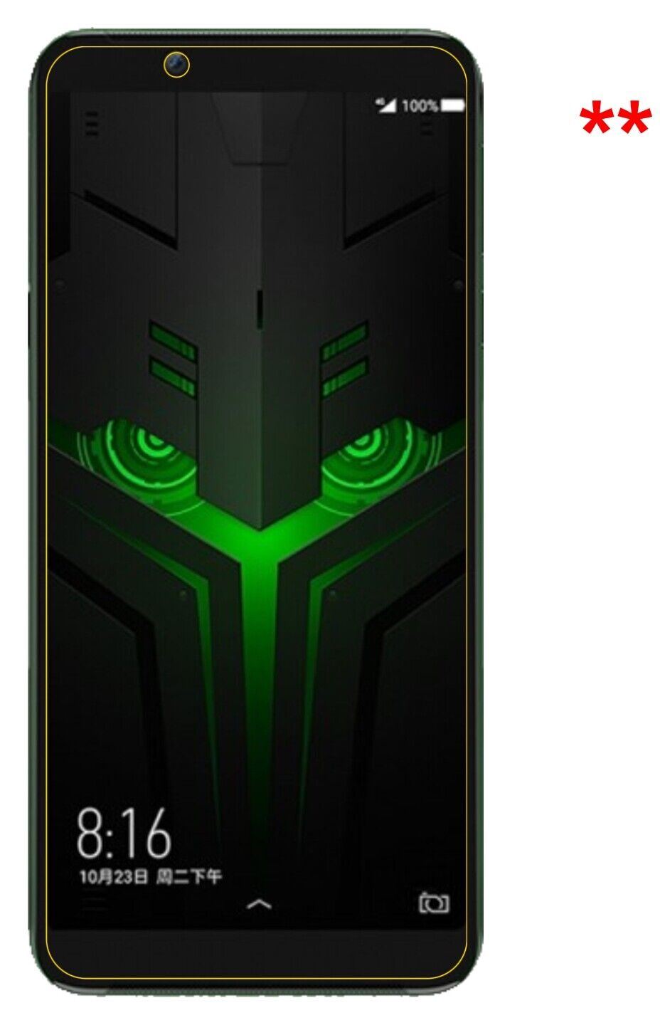 5x Schutzfolie matt für Xiaomi Black Shark Helo Di (6)