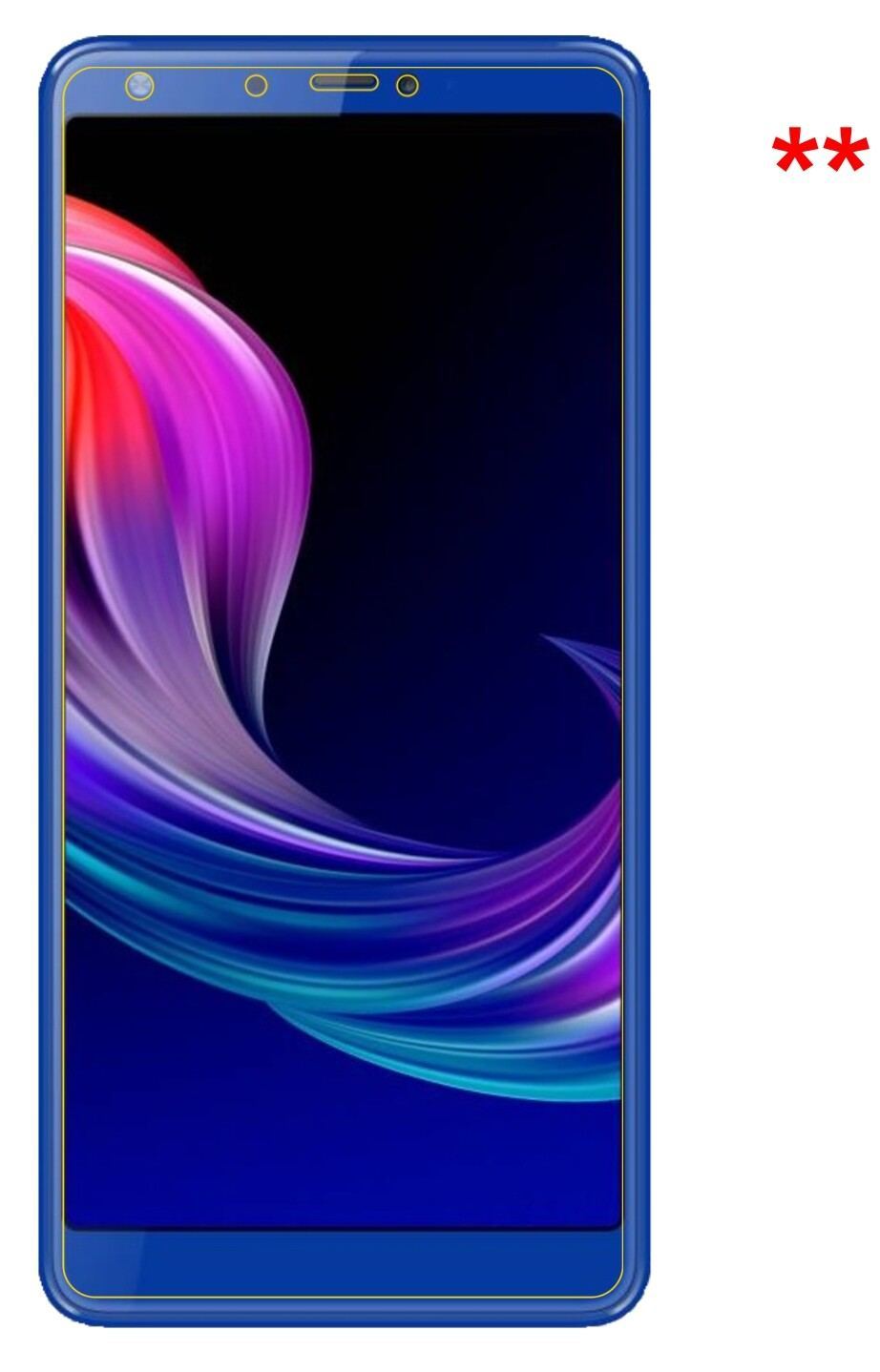 Blickschutzfolie für Panasonic Eluga Ray 600 matt (5)