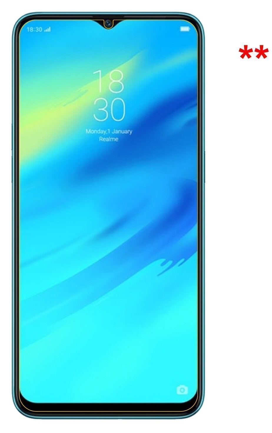 2x Schutzfolie matt für Oppo Realme 2 Pro Display- (6)