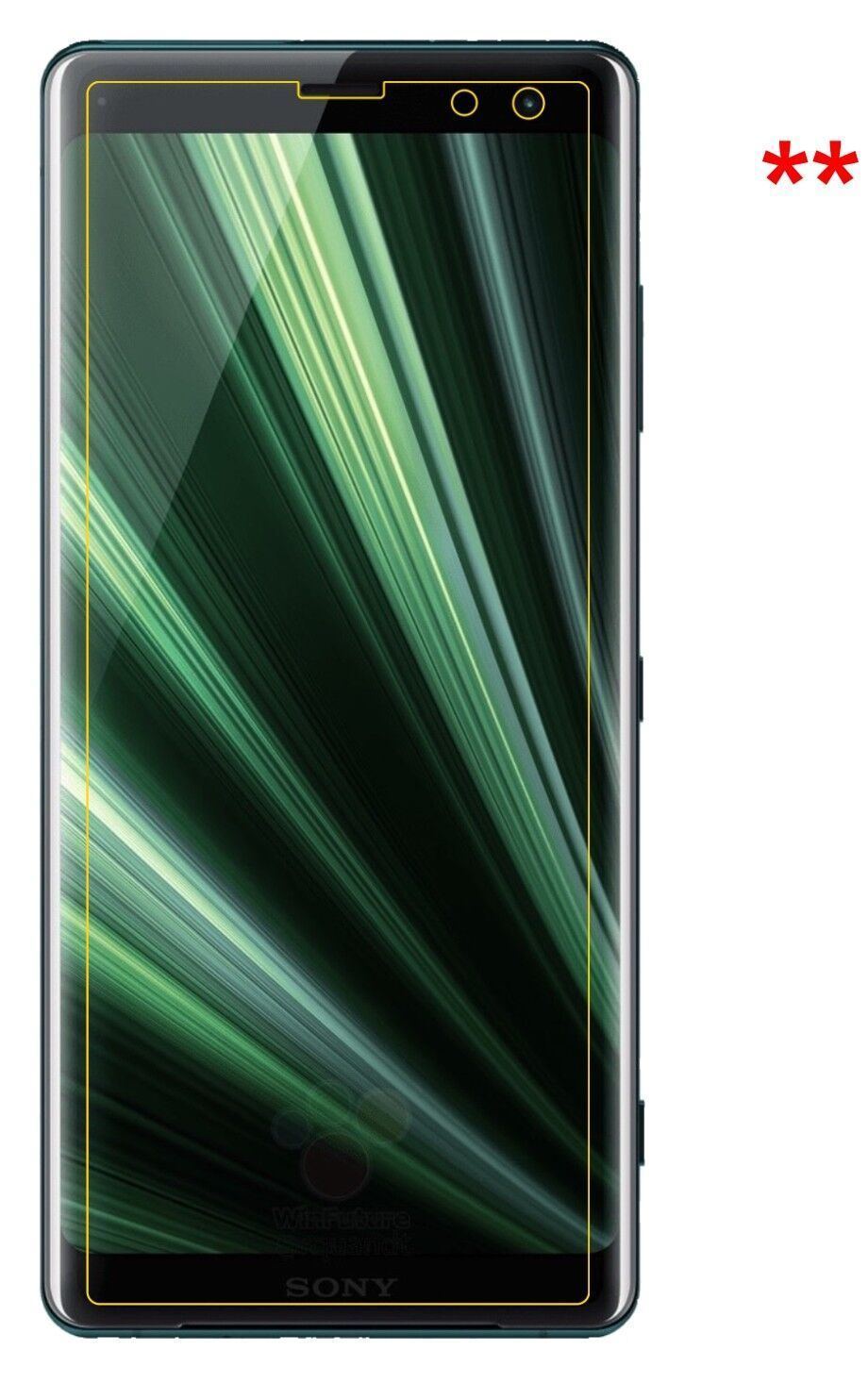 1x 9H Schutzfolie matt für Sony Xperia XZ3 Panzerf (9)