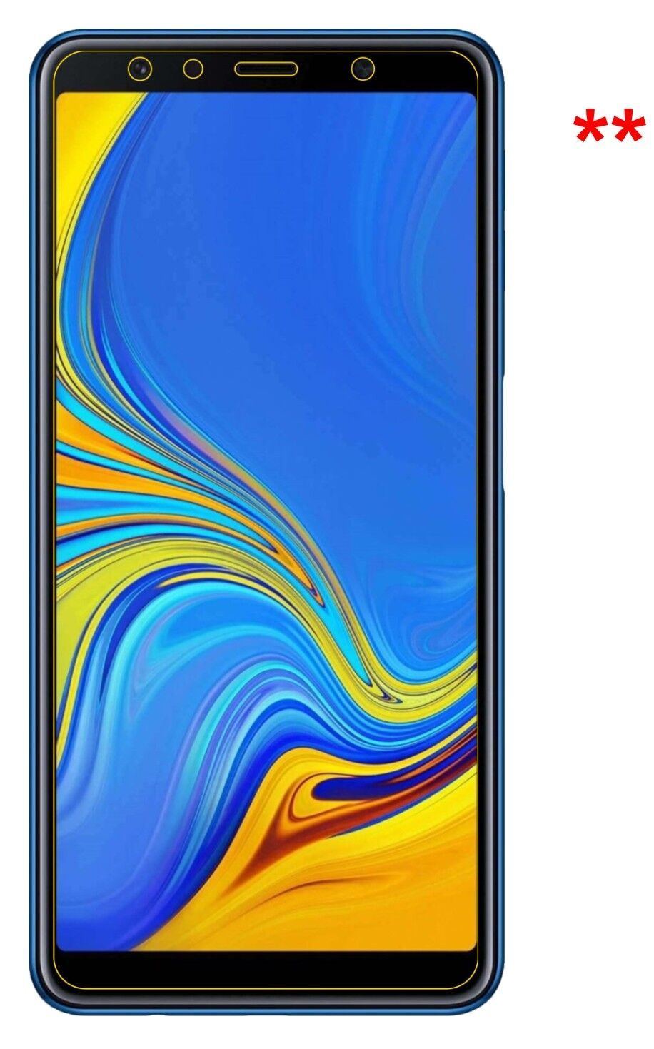 5x Schutzfolie matt für Samsung Galaxy A7 (2018) D (6)