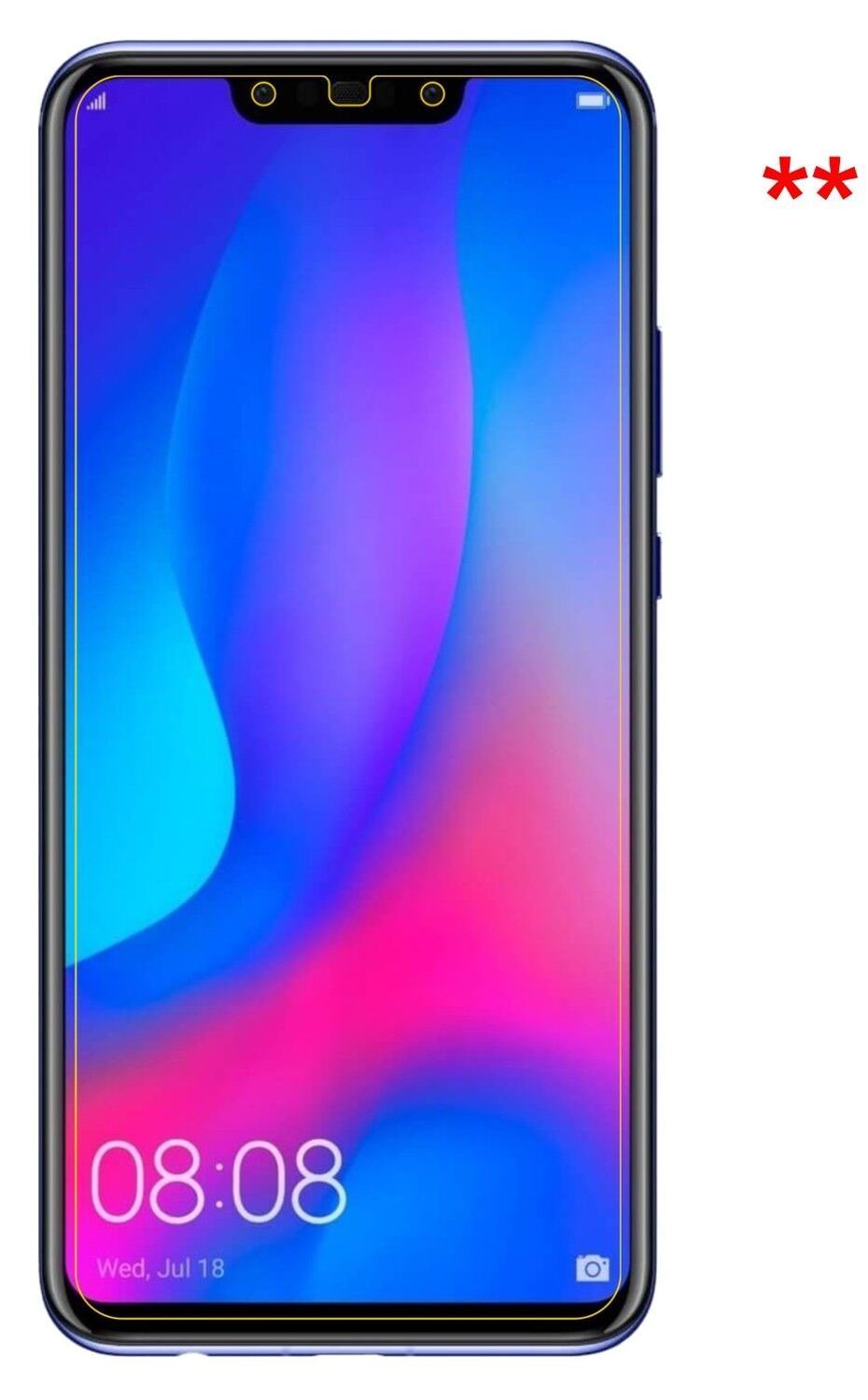 5x Schutzfolie klar für Huawei Nova 3i Display-Sch (5)