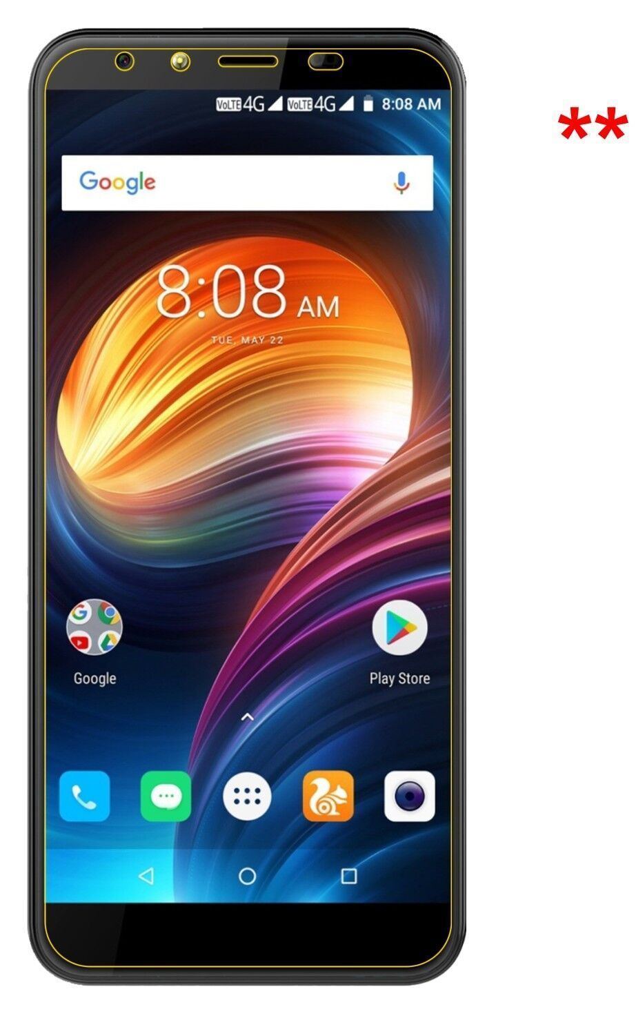 5x Schutzfolie matt für iVooMi i2 Display-Schutzfo (6)