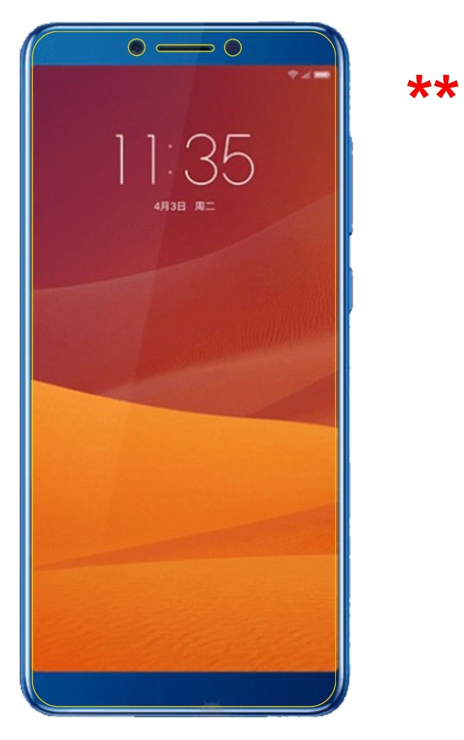 2x Schutzfolie matt für Lenovo K5 Play Display-Sch (6)