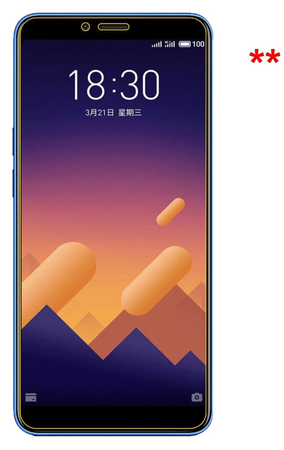 6x Schutzfolie matt für Meizu E3 Display-Schutzfol (6)