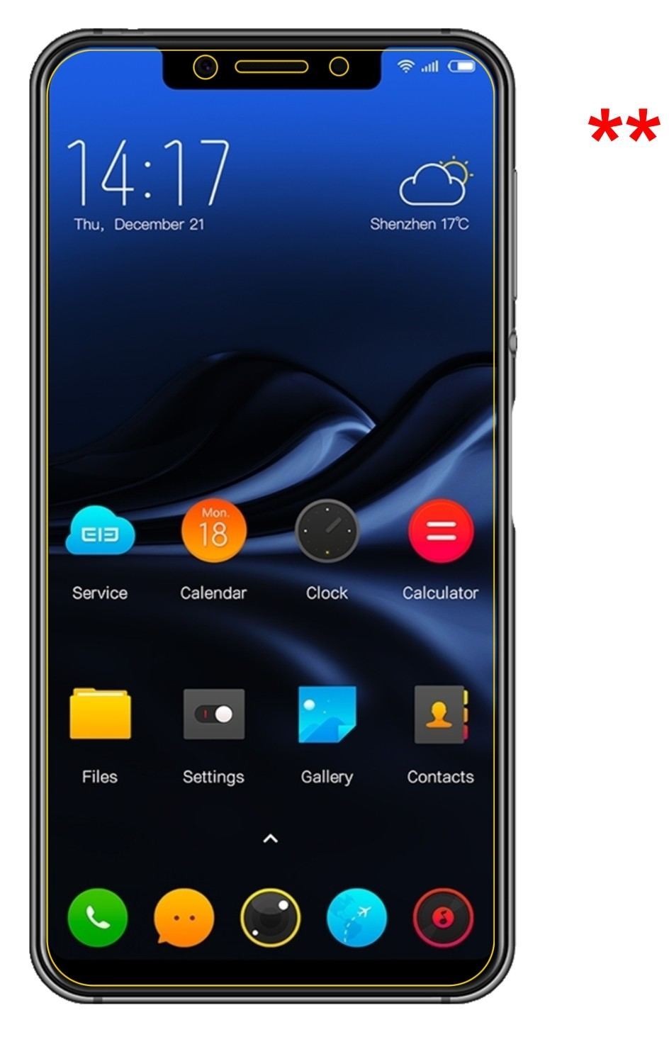 2x 9H Schutzfolie matt für Elephone A4 Panzerfolie (9)