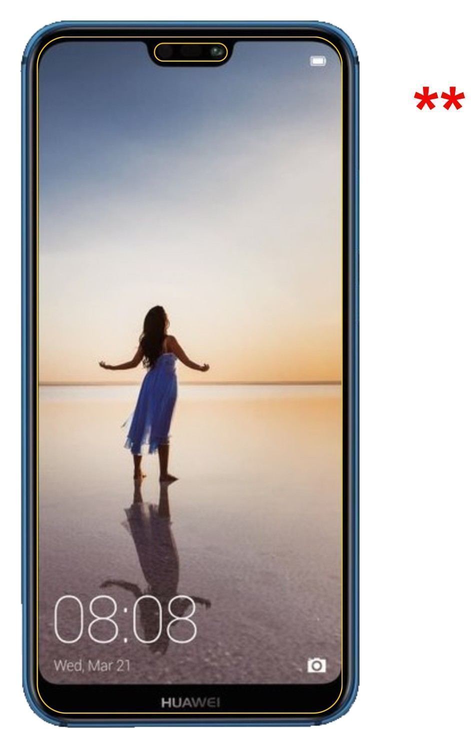 6x Schutzfolie klar für Huawei P20 Lite Display-Sc (5)