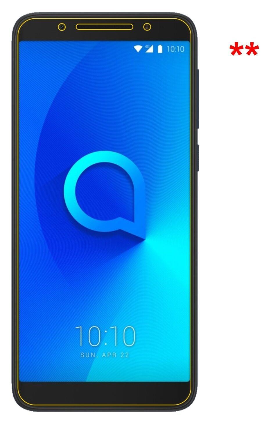 1x 9H Schutzfolie matt für Alcatel 3V Panzerfolie (9)