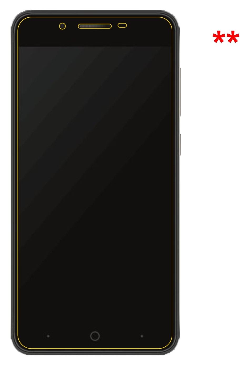 Blickschutzfolie für ZTE Blade A610 Plus matt Schu (5)