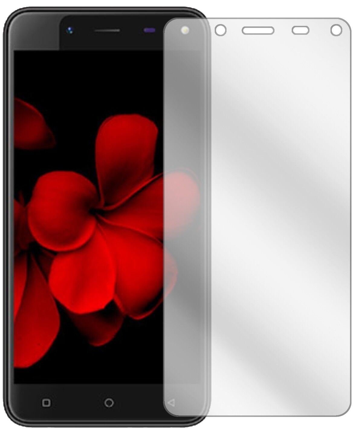 5x Schutzfolie klar für Karbonn Titanium Frames S7 (1)