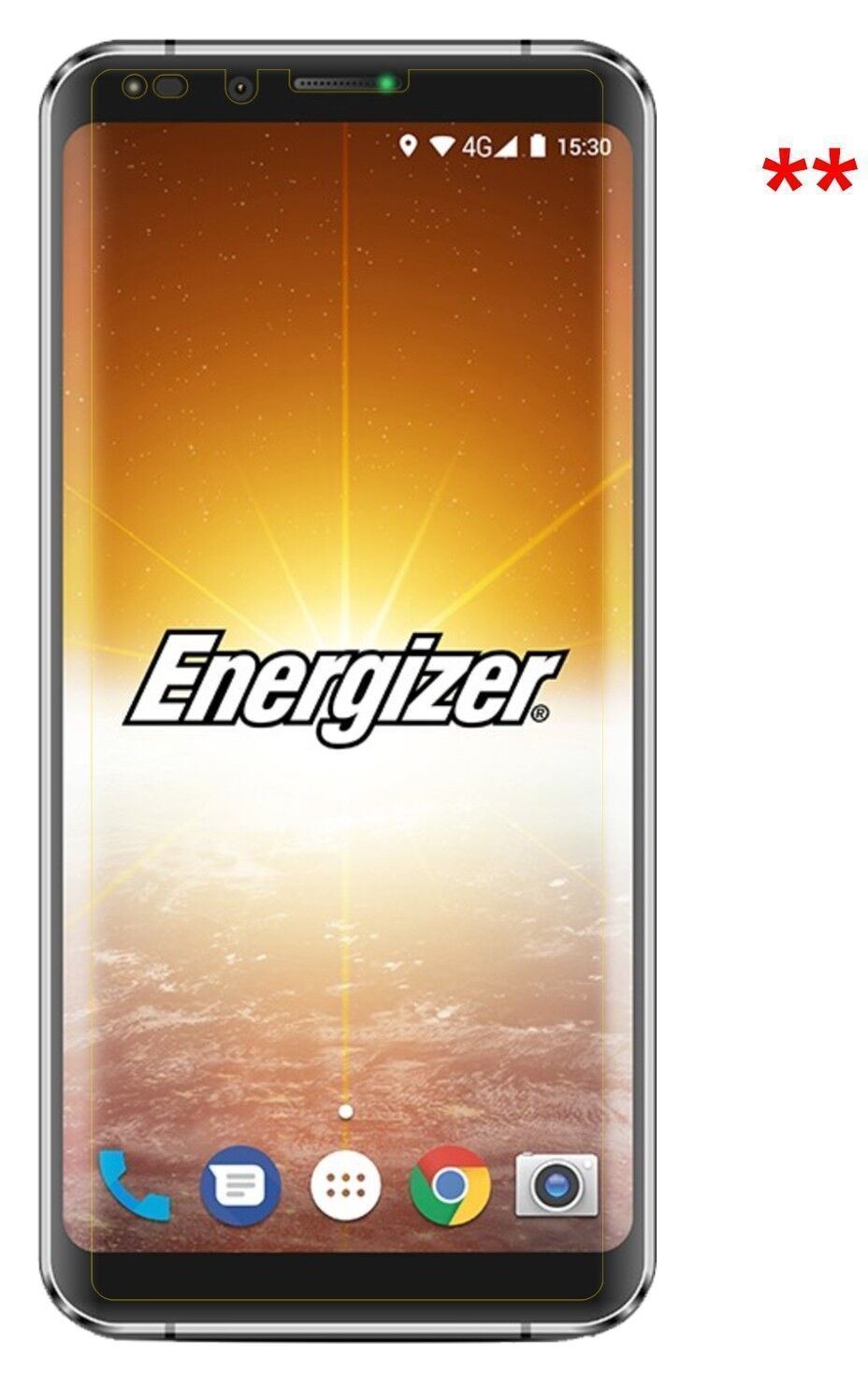 1x 9H Schutzfolie matt für Energizer Powermax P600 (8)