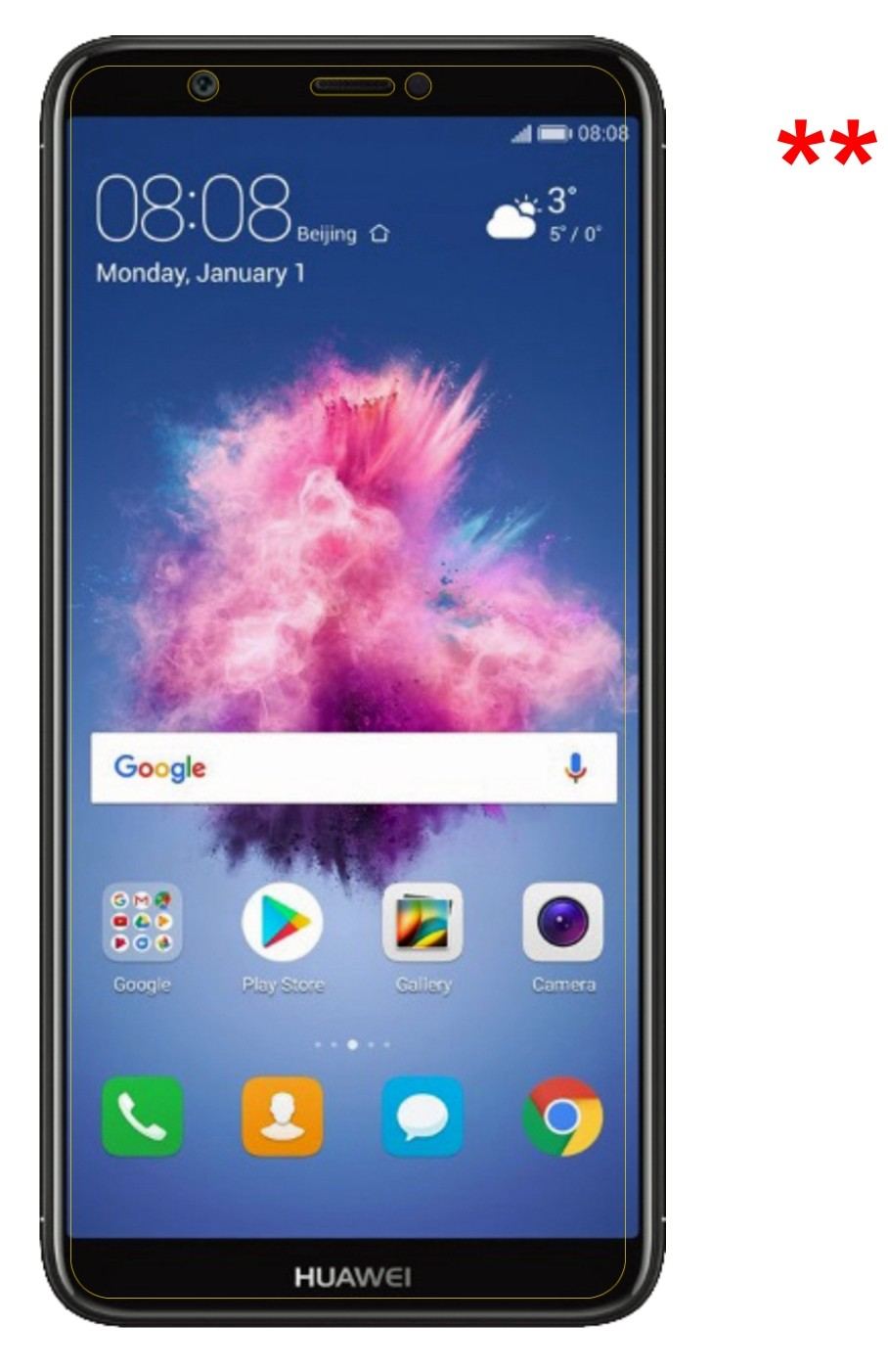 2x Schutzfolie matt für Huawei P smart Display-Sch (6)