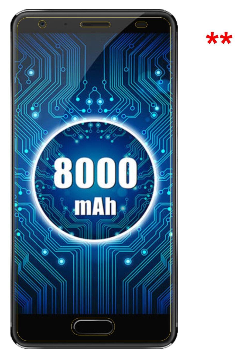 2x 9H Schutzfolie für Oukitel K8000 Panzerfolie (9)