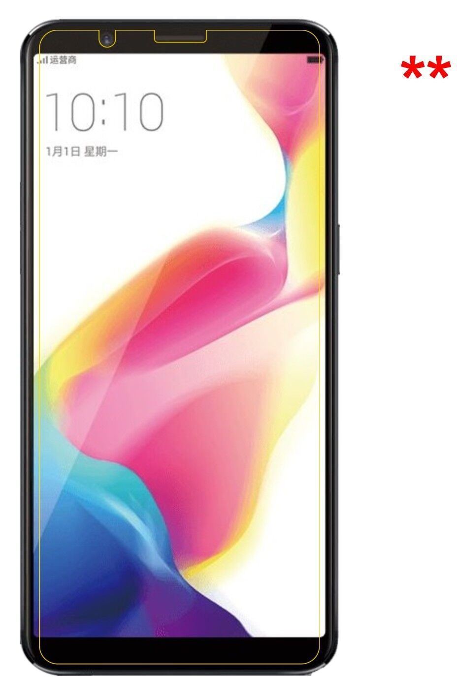 5x Schutzfolie matt für Oppo R11s Plus Display-Sch (6)