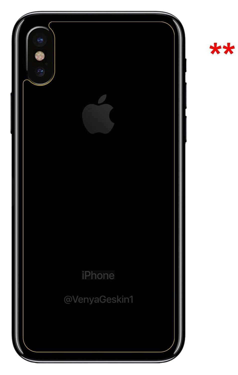 1x 9H Schutzfolie für Apple iPhone X Rückseite Pan (9)