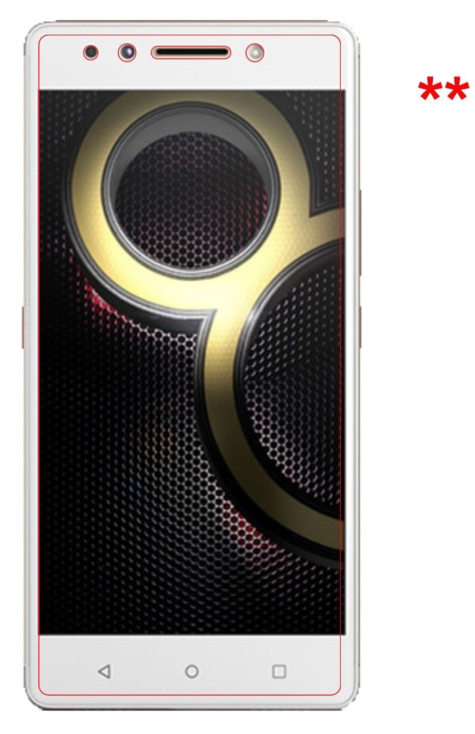 2x Schutzfolie matt für Lenovo K8 Note Display-Sch (6)