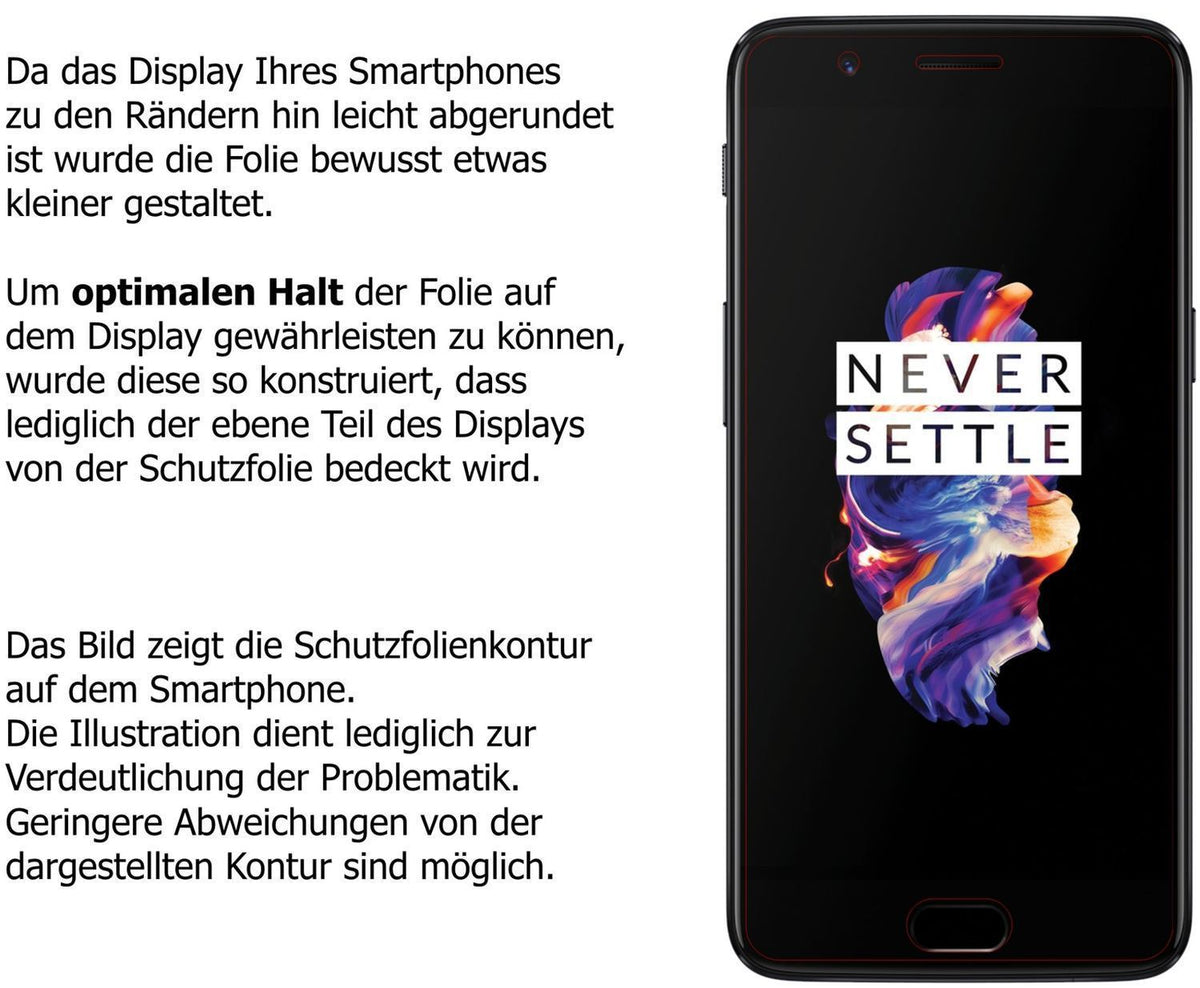 2x 9H Schutzfolie für OnePlus 5 Panzerfolie (9)