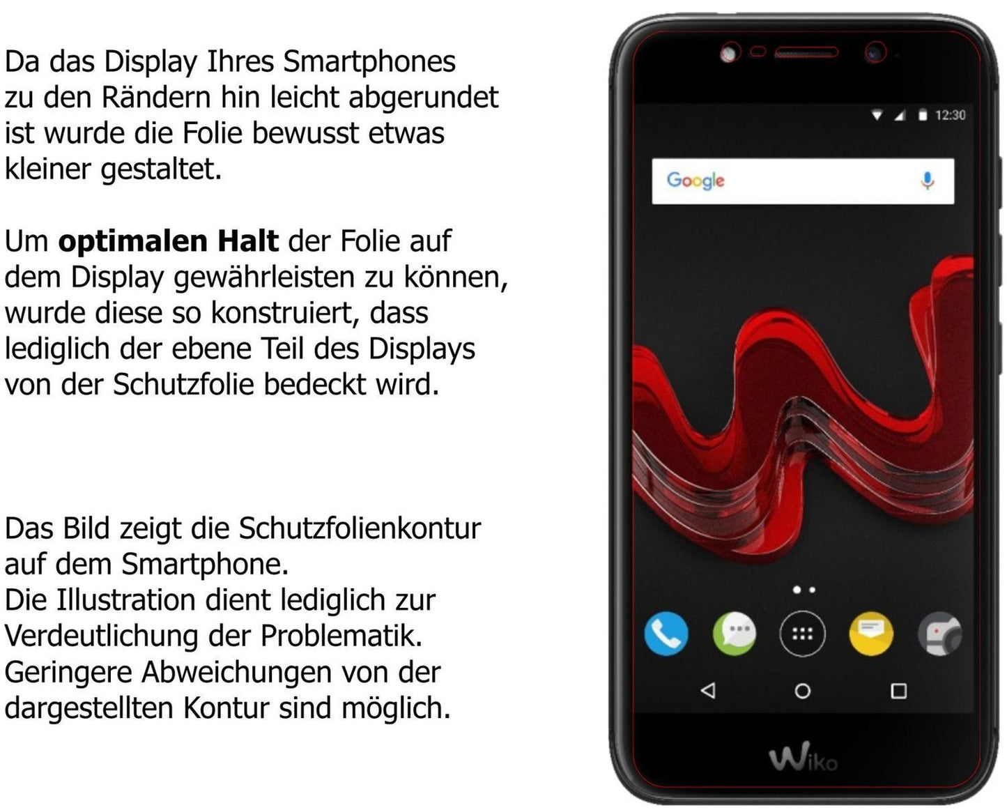 6x Schutzfolie matt für Wiko Wim Lite Display-Schu (6)