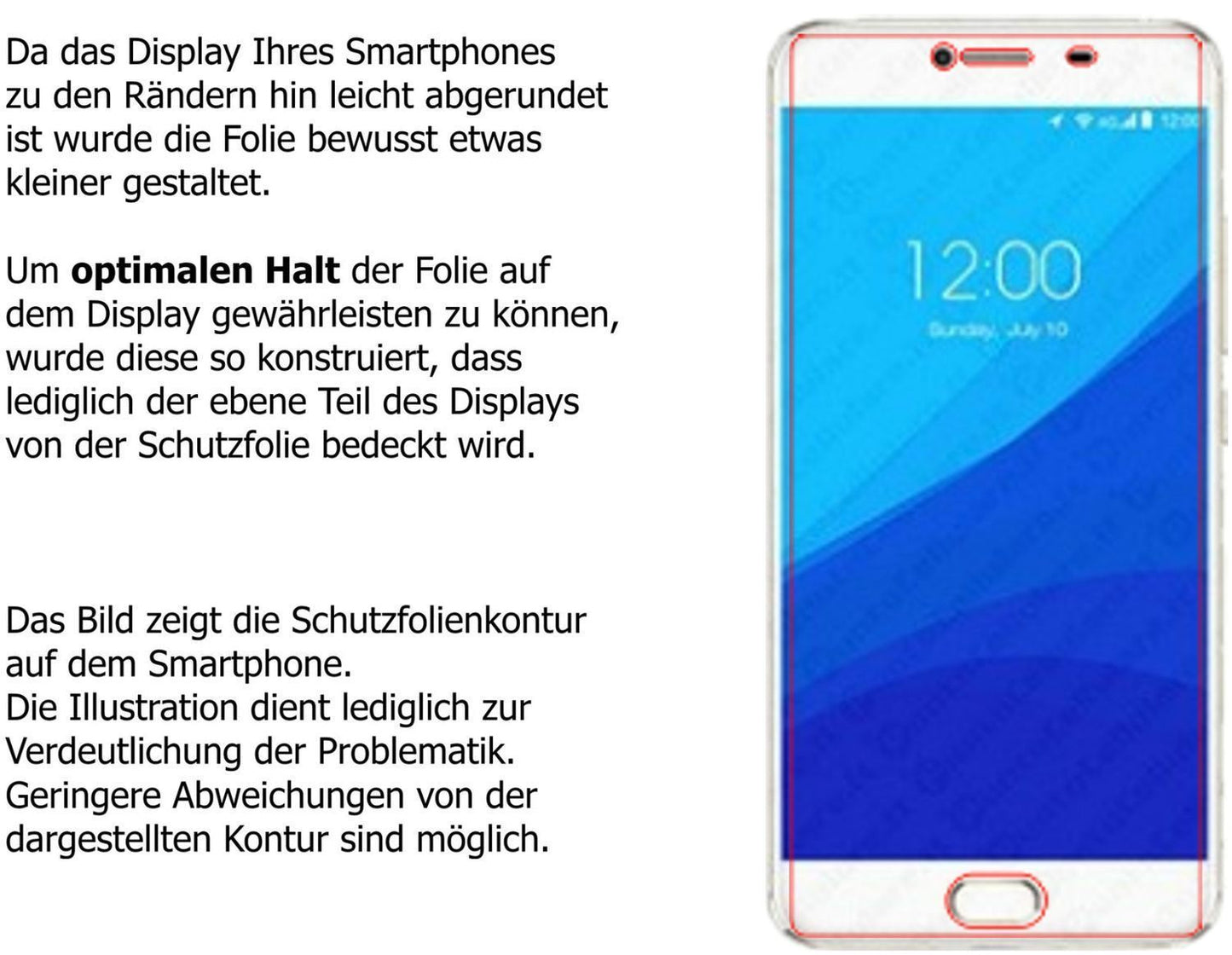 2x 9H Schutzfolie matt für Umidigi Z Pro Panzerfol (9)